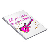 50 JAAR OUDE ROCKSTER NOTITIEBOEK (Rechterzijde)