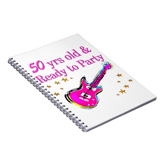 50 JAAR OUDE ROCKSTER NOTITIEBOEK (Rechterzijde)