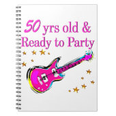 50 JAAR OUDE ROCKSTER NOTITIEBOEK (Voorkant)