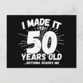 50 Jaar Oude Sarcastische Meme Leuk 50e Verjaardag Briefkaart (Voorkant)