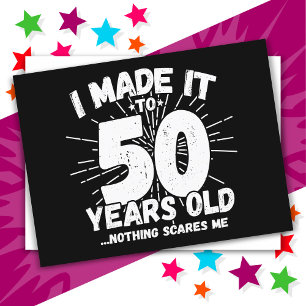 50 Jaar Oude Sarcastische Meme Leuke 50e Verjaarda Briefkaart