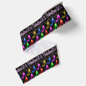 50 JAAR OUDE STILETTO QUEEN GROSGRAIN LINT (Achterkant)