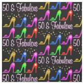 50 JAAR OUDE STILETTO QUEEN STOF (Swatch)