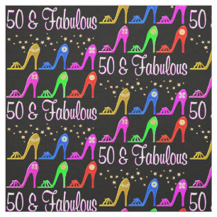 50 JAAR OUDE STILETTO QUEEN STOF