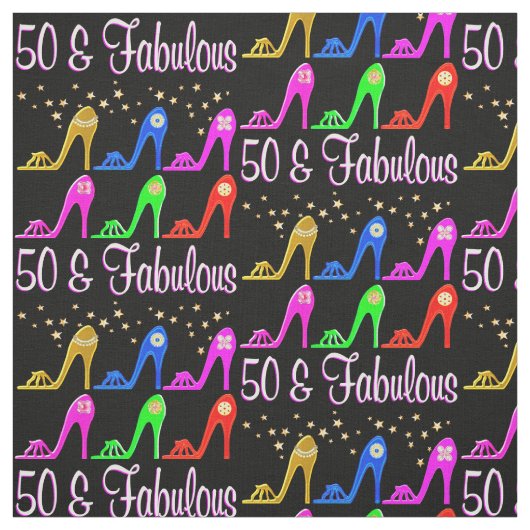 50 JAAR OUDE STILETTO QUEEN STOF (Swatch)