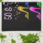 50 JAAR OUDE STILETTO QUEEN THEEDOEK (Gevouwen)