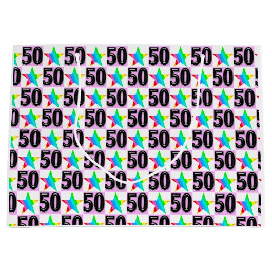 50 JAAR OUDE SUPERSTER GROOT CADEAUZAKJE (Voorkant)