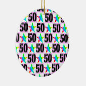 50 JAAR OUDE SUPERSTER KERAMISCH ORNAMENT (Rechts)