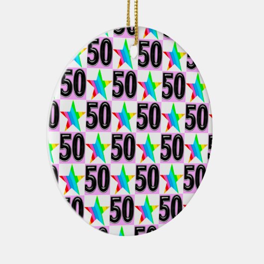 50 JAAR OUDE SUPERSTER KERAMISCH ORNAMENT (Rechts)