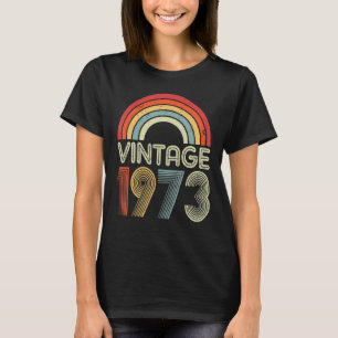 50 jaar oude Vintage 1973 50e verjaardag 8 T-shirt