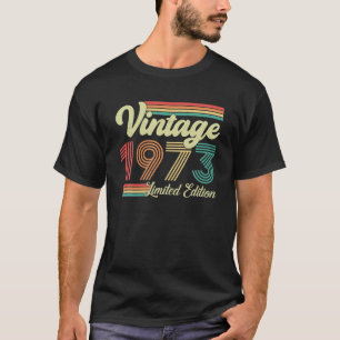 50 jaar oude Vintage 1973, geboren in 1973 50e T-shirt