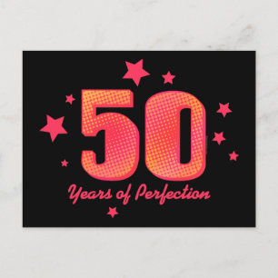 50 jaar perfectie briefkaart