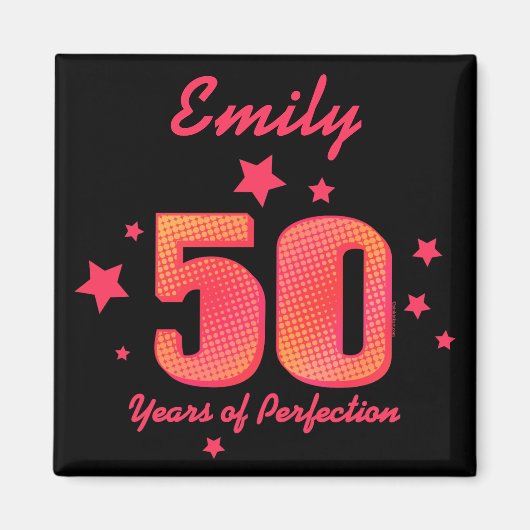 50 jaar perfectie magneet (Voorkant)