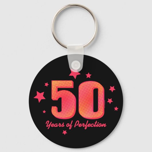 50 jaar perfectie sleutelhanger (Voorkant)