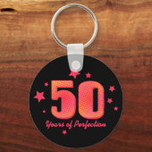 50 jaar perfectie sleutelhanger (Voorkant)