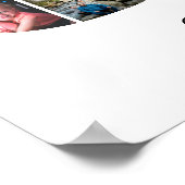 50 jaar Photo Collage Golden Wedding Jubileum Poster (Hoek)