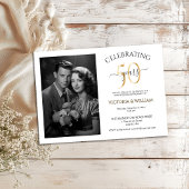 50 jaar Photo Jubileum Party Kaart