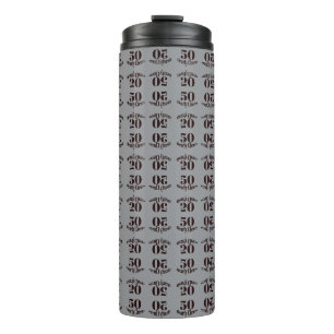 50 Jaar & Proost Elegant op Thermische Tumbler Thermosbeker
