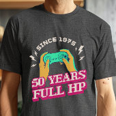 50 Jaar Retro Full HP Video Gamer Verjaardag T-shirt
