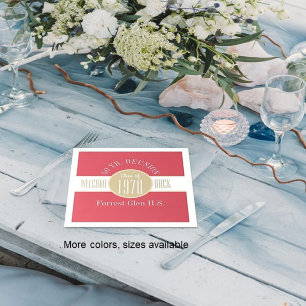 50 jaar reunion Welkom terug Napkins Servet