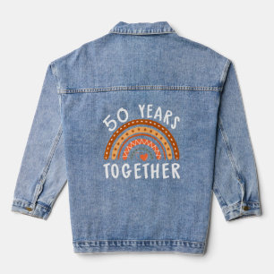 50 jaar samen 50ste huwelijkshuwelijk Jubileum Hus Denim Jacket