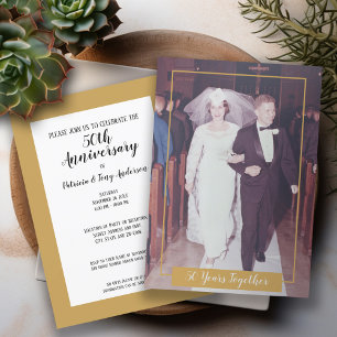 50 Jaar Samen 50ste Trouwdag & Foto Kaart