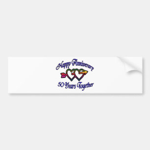 50 jaar samen bumpersticker