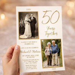 50 Jaar Samen Foto Verhaal Kaart