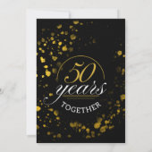 50 jaar samen Silver Wedding Jubileum (Achterkant)