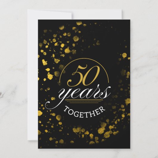 50 jaar samen Silver Wedding Jubileum (Achterkant)