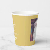 50 jaar samen - Wedding Photo Jubileum gold Papieren Bekers (Rechts)