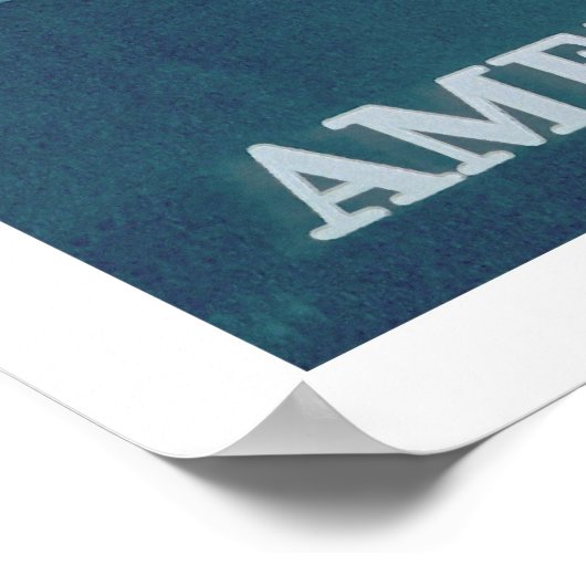 50 jaar service (US00304) Poster (Hoek)