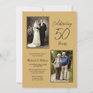 50 Jaar Trouwen Trouwdag Jubileum Vieren Kaart