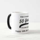 50 Jaar Verjaardag Mok (Voorkant links)