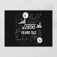 50 jaar verjaardag Wiskunde leraar 50e verjaardag