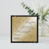 50 jaar vieren, uitnodiging 50-jarig jubileum (Staand voorkant)