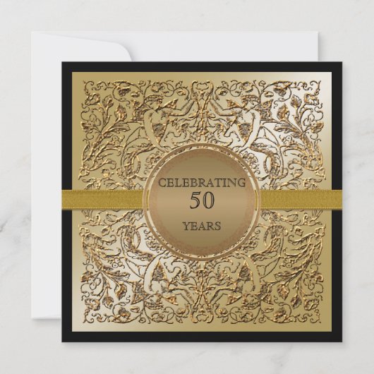 50 jaar vieren, uitnodiging 50-jarig jubileum (Achterkant)