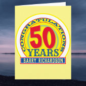 50 jaar viering kaart