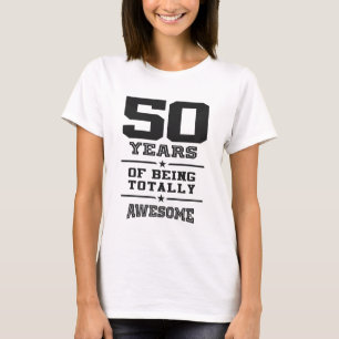 50 jaar volledig Geweldige T-shirt