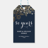 "50 jaar voor altijd: een jubileum om nooit te ver cadeaulabel (Voorkant)