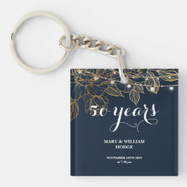 "50 jaar voor altijd: een jubileum om nooit te ver sleutelhanger