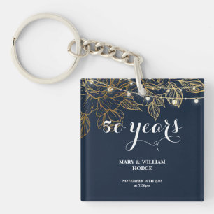 "50 jaar voor altijd: een jubileum om nooit te ver sleutelhanger