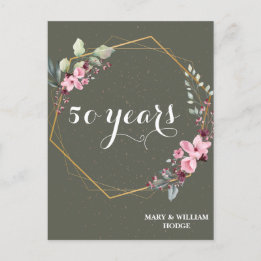 50 jaar voor altijd: een Jubileum om te onthouden Briefkaart