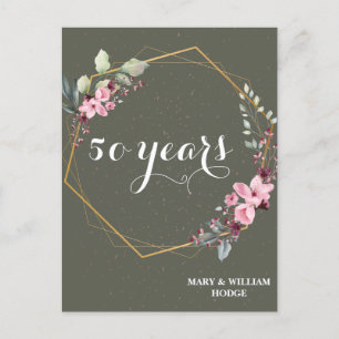 50 jaar voor altijd: een Jubileum om te onthouden Briefkaart