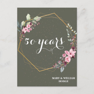50 jaar voor altijd: een Jubileum om te onthouden Briefkaart