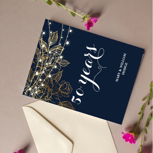 50 jaar voor altijd: een Jubileum om te onthouden Briefkaart