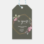 50 jaar voor altijd: een Jubileum om te onthouden Cadeaulabel (Voorkant)