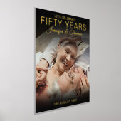 50 jaar | Welkomstteken Golden Jubileum Folie Afdrukken (Laagn)