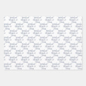 50 jaar zwart-wit 50ste verjaardag inpakpapier vel (Voorkant 2)