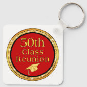 50-jaars Reunion-souvenirs, Change Red, Black Sleutelhanger (Achterkant)